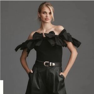 Dolan Black Off-Shoulder Top